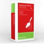 Lime based brick slip pointing mortar