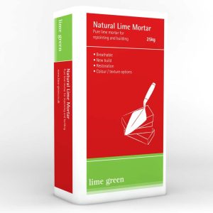 Lime based brick slip pointing mortar