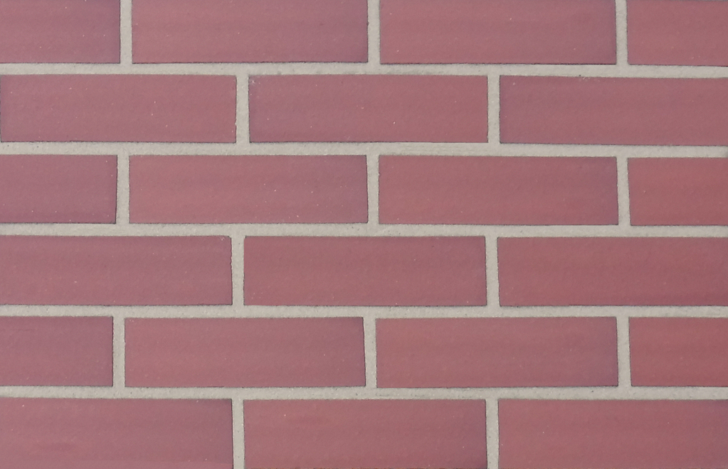 Tunstall Smooth brick slips pointed with light buff coloured mortar