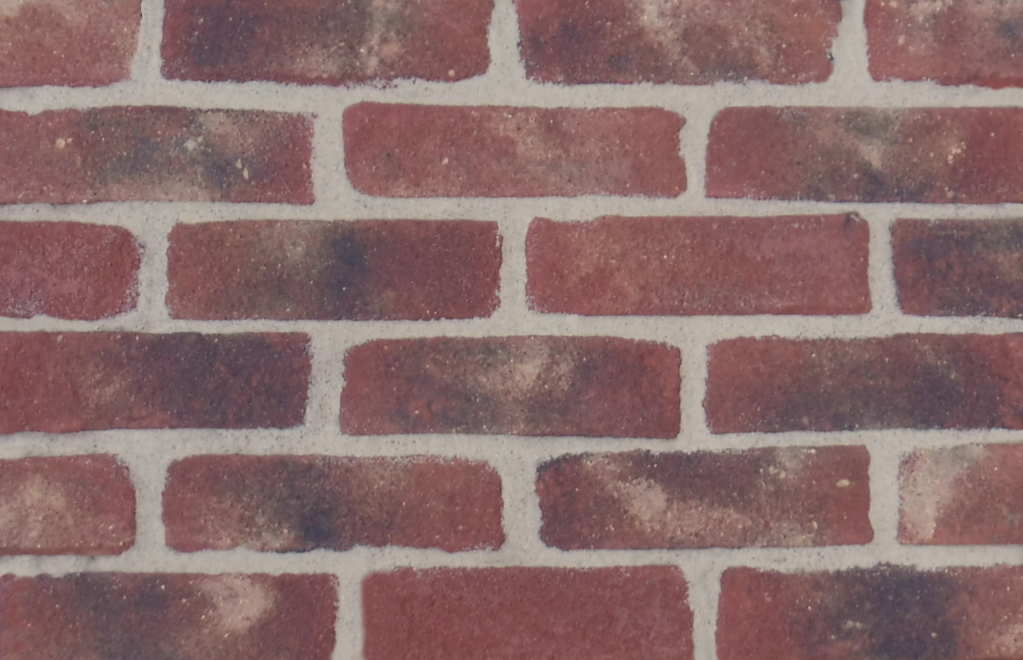 Haywood brick slips pointed with light buff coloured mortar