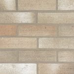 St Andrews brick slips pointed with grey coloured mortar.